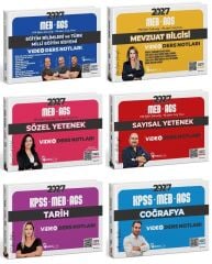 Hoca Kafası 2027 MEB-AGS Tüm Dersler Video Ders Notları 6 li Set Hoca Kafası Yayınları