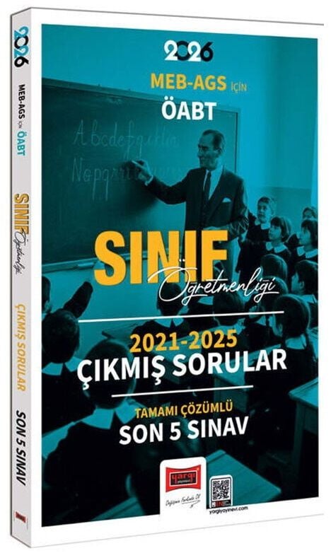 Yargı 2026 ÖABT MEB-AGS Sınıf Öğretmenliği Çıkmış Sorular Son 5 Sınav Çözümlü Yargı Yayınları