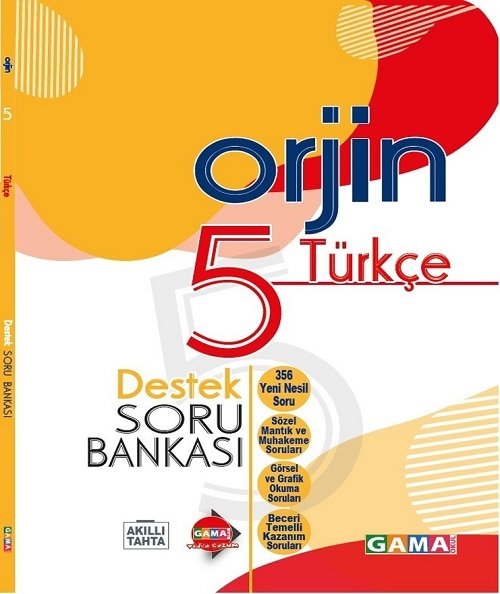 Gama 5. Sınıf Türkçe Orjin Destek Soru Bankası Gama Yayınları