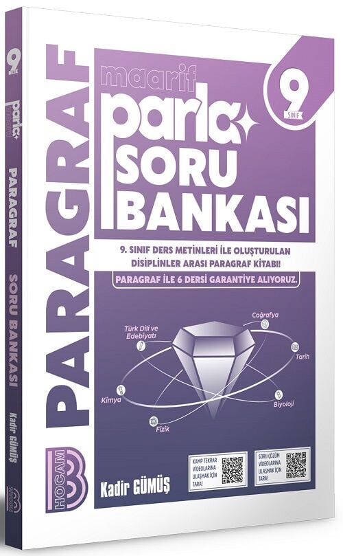 Benim Hocam 9. Sınıf Paragraf PARLA Maarif Soru Bankası Çözümlü - Kadir Gümüş Benim Hocam Yayınları
