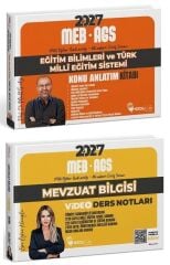Hoca Kafası 2027 MEB-AGS Eğitim Bilimleri Konu + Mevzuat Bilgisi Video Ders Notları 2 li Set - Mevlüt Gündüz, Esra Özkan Karaoğlu  Hoca Kafası Yayınları