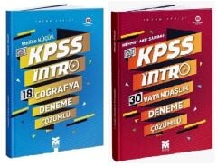SÜPER FİYAT - Modus KPSS Coğrafya+Vatandaşlık İntro 48 Deneme 2 li Set Modus Yayınları