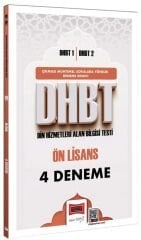Yargı 2026 DHBT 1-2 Ön Lisans 4 Deneme Çözümlü Yargı Yayınları