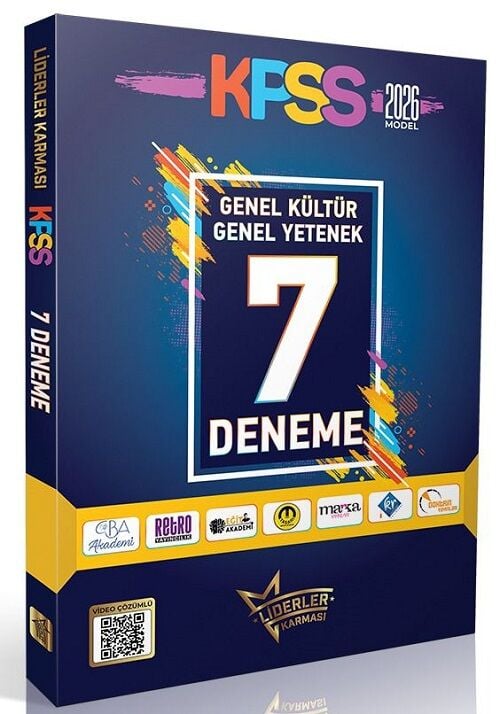 Liderler Karması 2026 KPSS Genel Yetenek Genel Kültür 7 Deneme Çözümlü Liderler Karması