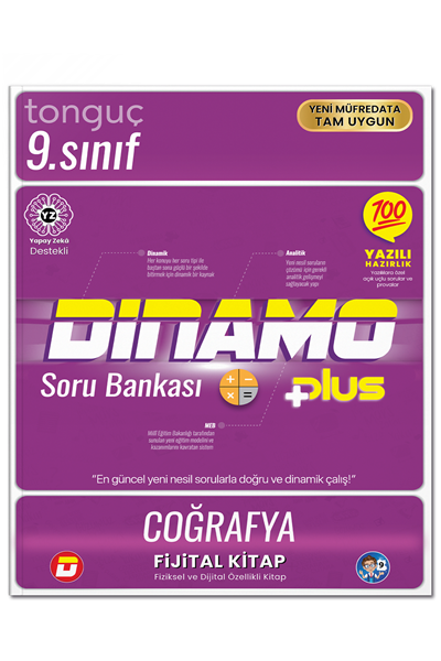 Tonguç 9. Sınıf Coğrafya Dinamo Soru Bankası Tonguç Akademi