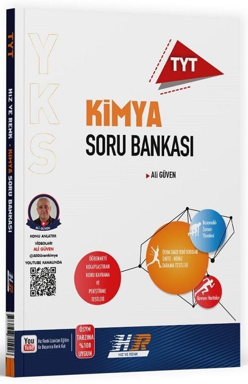 Hız ve Renk YKS TYT Kimya Soru Bankası Hız ve Renk Yayınları