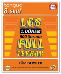 Tonguç 8. Sınıf LGS 1. Dönem Tüm Dersler 500 Soruda Full Tekrar Tonguç Akademi