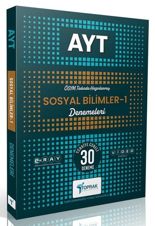 Toprak YKS AYT Sosyal Bilimler-1 RAY 30 Deneme Toprak Yayıncılık
