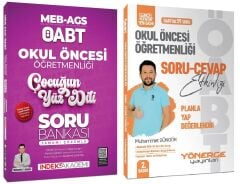 SÜPER FİYAT - Yönerge + İndeks ÖABT MEB-AGS Okul Öncesi Planla-Yap-Değerlendir + Çocuğun Yüz Dili Soru Bankası 2 li Set - Muhammet Güngör Yönerge Yayınları