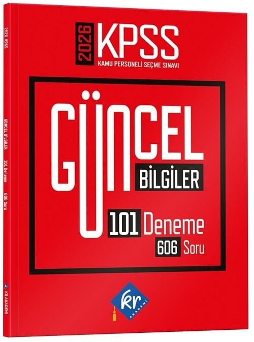 KR Akademi 2026 KPSS Güncel Bilgiler 101 Deneme KR Akademi Yayınları