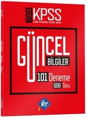 KR Akademi 2026 KPSS Güncel Bilgiler 101 Deneme 606 Soru KR Akademi Yayınları