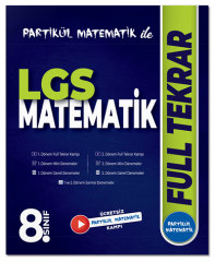 Partikül Matematik 8. Sınıf LGS Partikül Matematik ile Full Tekrar Partikül Matematik Yayınları
