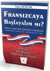 Pelikan Fransızcaya Başlayalım Mı Türkçe Açıklamalı Fransızca Dil Bilgisi - Sakıp Muhtar Pelikan Yayınevi