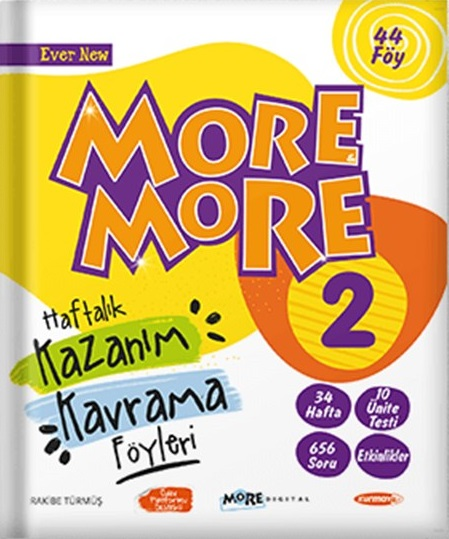 Kurmay ELT More and More English 2 Haftalık Kazanım Kavrama Föyleri Kurmay ELT Yayınları