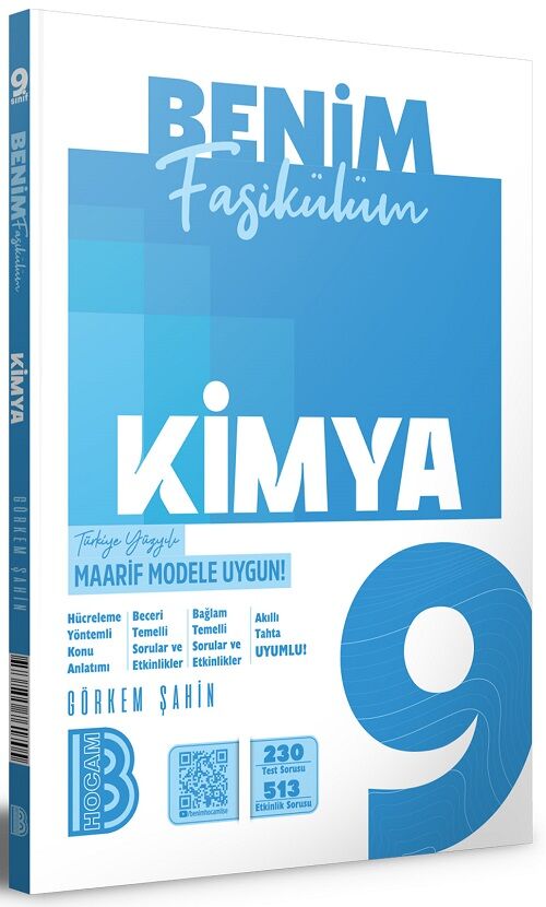 Benim Hocam 9. Sınıf Kimya Maarif Model Benim Fasikülüm - Görkem Şahin Benim Hocam Yayınları