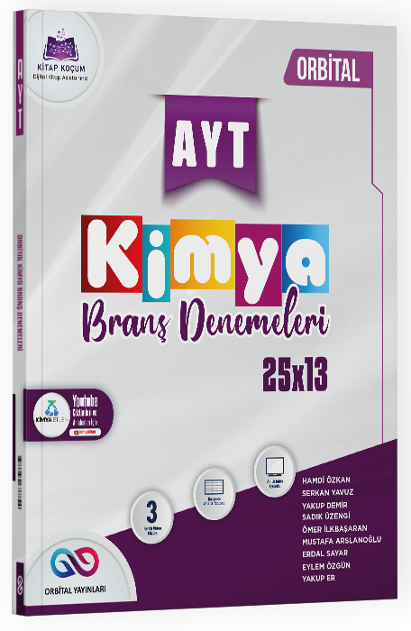 Orbital YKS AYT Kimya 25x13 Deneme Orbital Yayınları