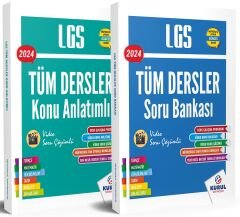 Kurul 2024 8. Sınıf LGS Tüm Dersler Konu Anlatımlı + Soru Bankası 2 Kitap Set Kurul Yayıncılık