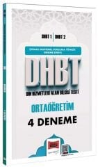 Yargı 2026 DHBT 1-2 Ortaöğretim 4 Deneme Çözümlü Yargı Yayınları