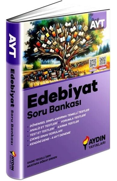 Aydın YKS AYT Edebiyat Soru Bankası Çözümlü Aydın Yayınları