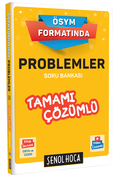 Şenol Hoca Problem Çözücü Problemler Soru Bankası Çözümlü Şenol Hoca Yayınları