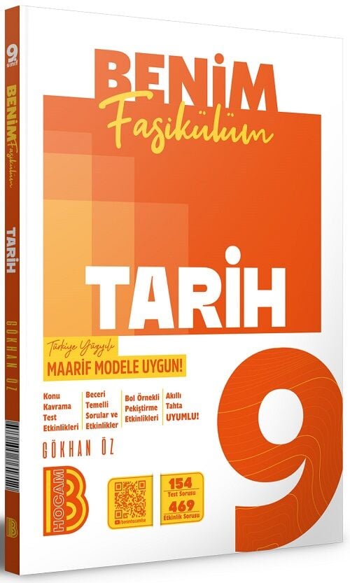 Benim Hocam 9. Sınıf Tarih Maarif Model Benim Fasikülüm - Gökhan Öz Benim Hocam Yayınları