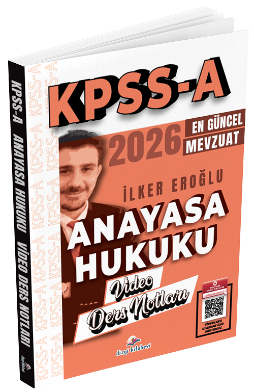 Dizgi Kitap 2026 KPSS A Grubu Anayasa Hukuku Video Ders Notları - İlker Eroğlu Dizgi Kitap