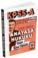 Dizgi Kitap 2026 KPSS A Grubu Anayasa Hukuku Video Ders Notları - İlker Eroğlu Dizgi Kitap