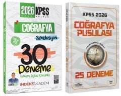 CBA + İndeks 2026 KPSS Coğrafya Pusulası 25+30 Deneme 2 li Set - Barış Salt, Alican Demir CBA + İndeks Akademi Yayınları