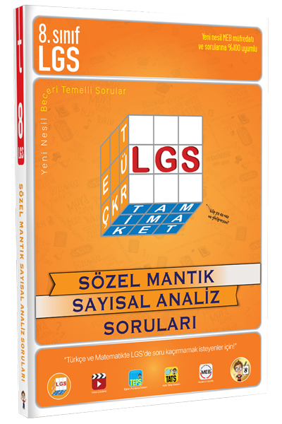 Tonguç 8. Sınıf LGS Sözel Mantık Sayısal Analiz Soruları Tonguç Akademi