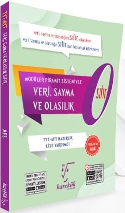 Karekök YKS TYT AYT Veri, Sayma ve Olasılık Sıfır 0 Konu Anlatımı Karekök Yayınları