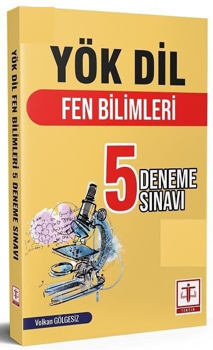 Tercih Kitabevi YÖKDİL İngilizce Fen Bilimleri 5 Deneme - Volkan Gölgesiz Tercih Kitabevi