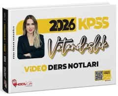 Hoca Kafası 2026 KPSS Vatandaşlık Video Ders Notları - Esra Özkan Karaoğlu Hoca Kafası Yayınları
