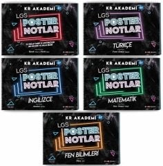 KR Akademi LGS Poster Notlar Seti KR Akademi