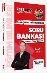 Tekrar Akademi 2025 KPSS Eğitim Bilimleri Ölçme ve Değerlendirme Soru Bankası Çözümlü - Yusuf Kasap Tekrar Akademi Yayınları
