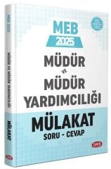 Data 2025 GYS MEB Müdür ve Yardımcılığı Mülakat Soru Cevap Kitabı Data Yayınları