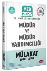 Data 2026 GYS MEB Müdür ve Yardımcılığı Mülakat Soru Cevap Kitabı Data Yayınları