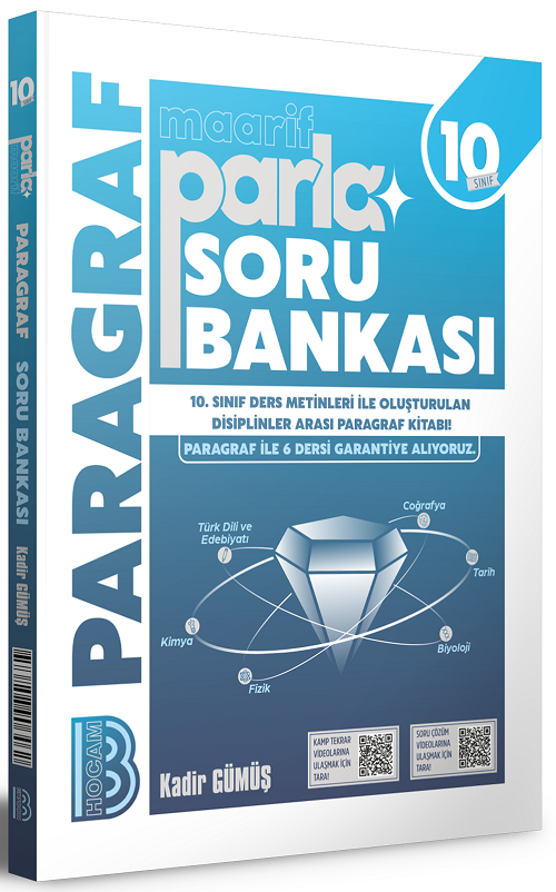 Benim Hocam 10. Sınıf Paragraf PARLA Maarif Soru Bankası Çözümlü - Kadir Gümüş Benim Hocam Yayınları