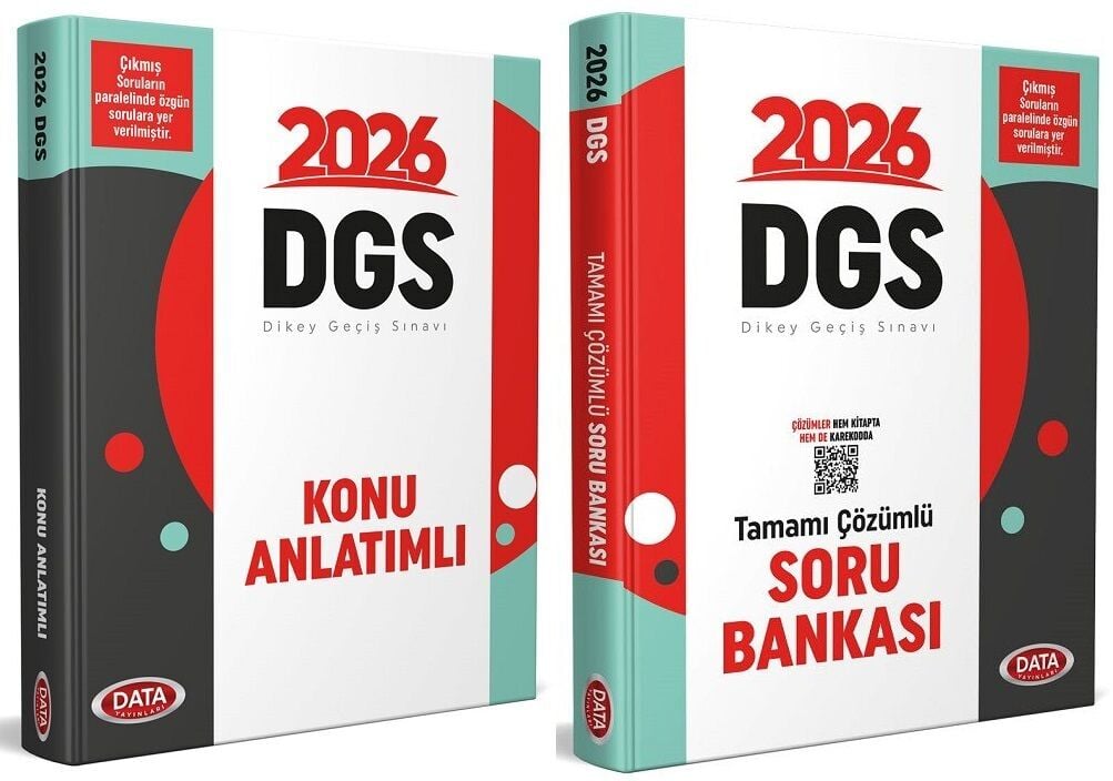 Data 2026 DGS Konu + Soru Bankası 2 li Set Data Yayınları