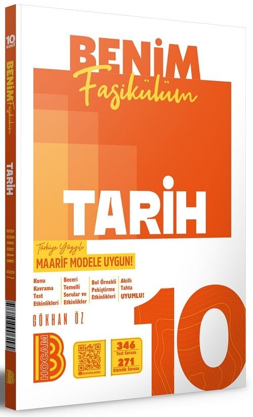 Benim Hocam 10. Sınıf Tarih Maarif Model Benim Fasikülüm - Gökhan Öz Benim Hocam Yayınları