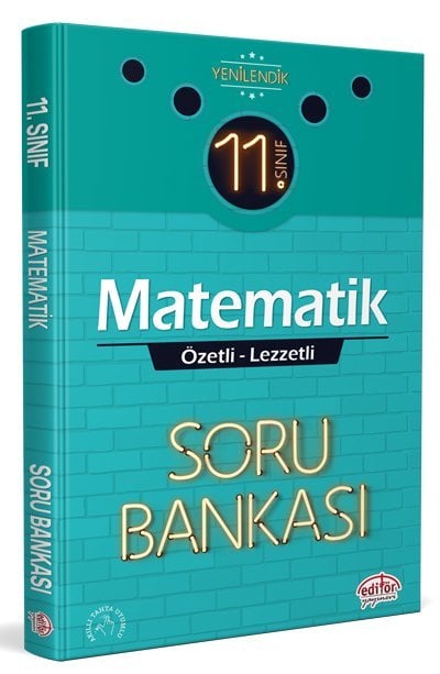 Editör 11. Sınıf Matematik Özetli Lezzetli Soru Bankası Editör Yayınları