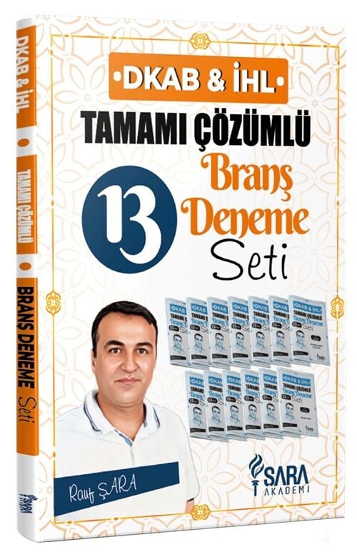 Şara Akademi ÖABT MEB-AGS Din Kültürü ve Ahlak Bilgisi 13 Deneme Çözümlü - Rauf Şara Şara Akademi