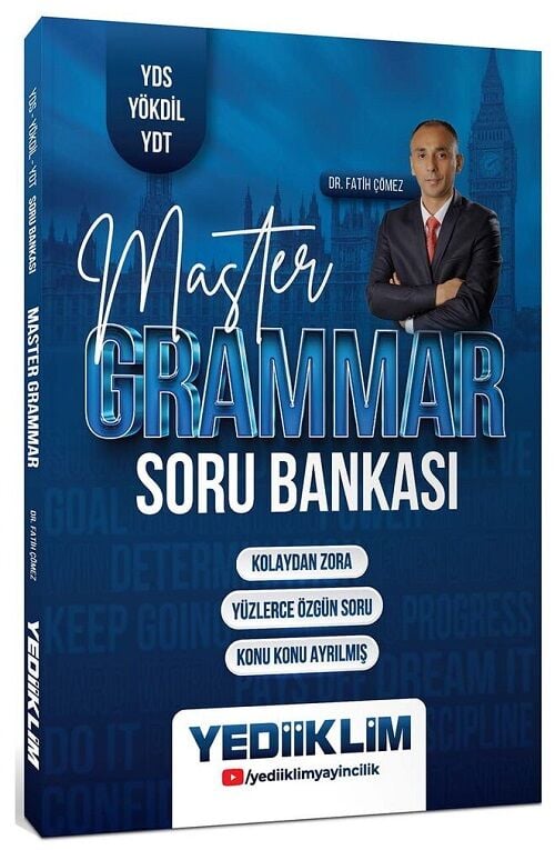 Yediiklim YDS YÖKDİL YDT Master Grammar Soru Bankası - Fatih Çömez Yediiklim Yayınları