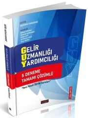 Savaş GUY Gelir Uzman Yardımcılığı 5 Deneme Çözümlü - Mustafa Karadeniz Savaş Yayınları