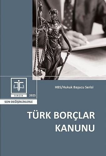 Tercih Kitabevi 2025 Türk Borçlar Kanunu Hukuk Başucu Serisi Cep Boy Tercih Kitabevi