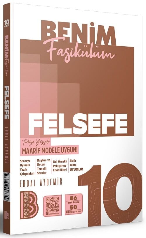Benim Hocam 10. Sınıf Felsefe Maarif Model Benim Fasikülüm - Erdal Aydemir Benim Hocam Yayınları