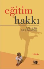 Anı Eğitim Hakkı 2. Baskı - Ali Ünal, Ruhi Sarpkaya Anı Yayıncılık
