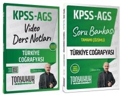 Tonyukuk 2026 KPSS MEB-AGS Türkiye Coğrafyası Video Ders Notları + Soru Bankası 2 li Set - Selman Kılınç Tonyukuk Yayıncılık