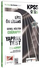 Yargı 2026 KPSS Lise Ön Lisans Coğrafya Yaprak Test Yargı Yayınları