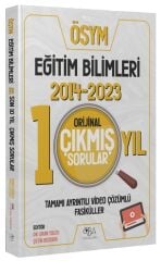 CBA Yayınları 2024 KPSS Eğitim Bilimleri Orijinal Çıkmış Sorular Son 10 Yıl Video Çözümlü CBA Yayınları