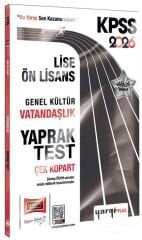 Yargı 2026 KPSS Lise Ön Lisans Vatandaşlık Yaprak Test Yargı Yayınları